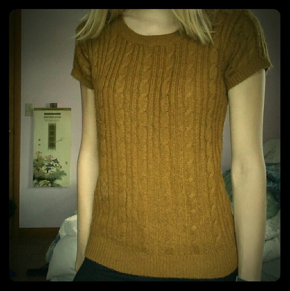 Short sleeved sweater